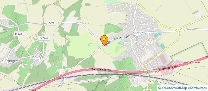 localisation de l'entreprise BE MY GUEST CHAMPAGNE  GUEUX