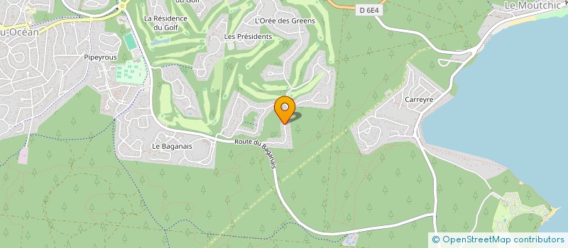 localisation de l'entreprise BE MY GUEST LACANAU  LACANAU