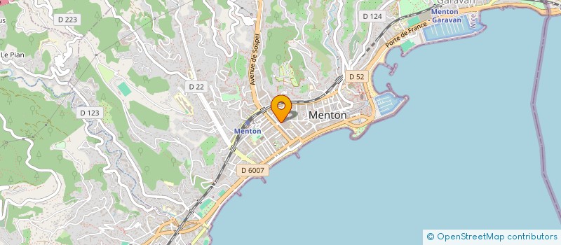localisation de l'entreprise BE MY PARTNER à MENTON