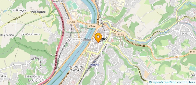 localisation de l'entreprise BE MYSELF CONSULTING à VIENNE