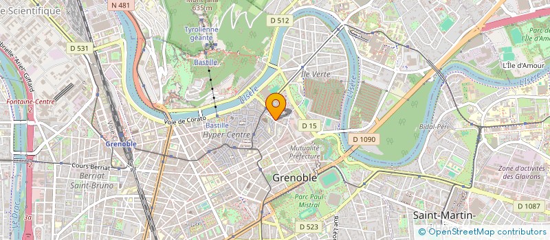 localisation de l'entreprise BE ON à GRENOBLE