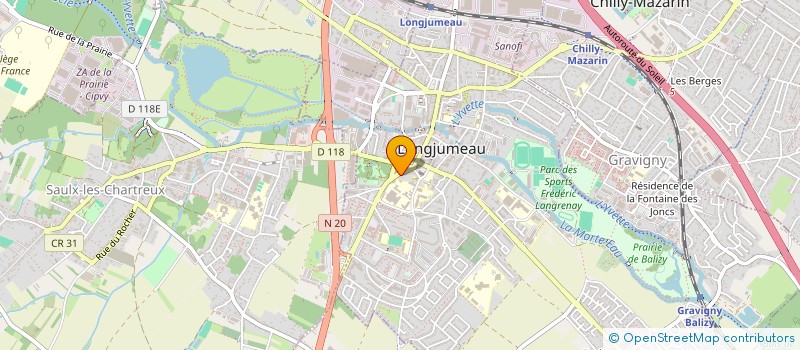 localisation de l'entreprise BE ONE THAI à LONGJUMEAU