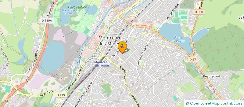 localisation de l'entreprise BE-OO à MONTCEAU-LES-MINES