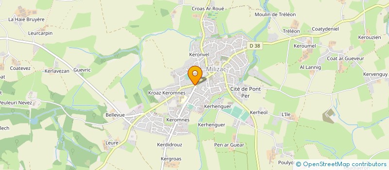 localisation de l'entreprise BE ORGANIK à SAINT RENAN