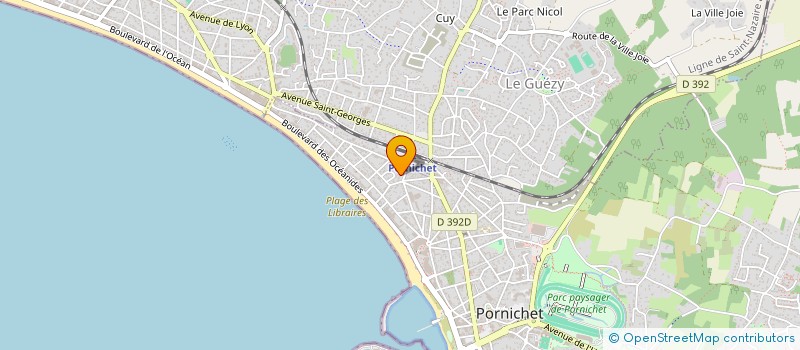 localisation de l'entreprise BE OUEST RESTAURATION à PORNICHET