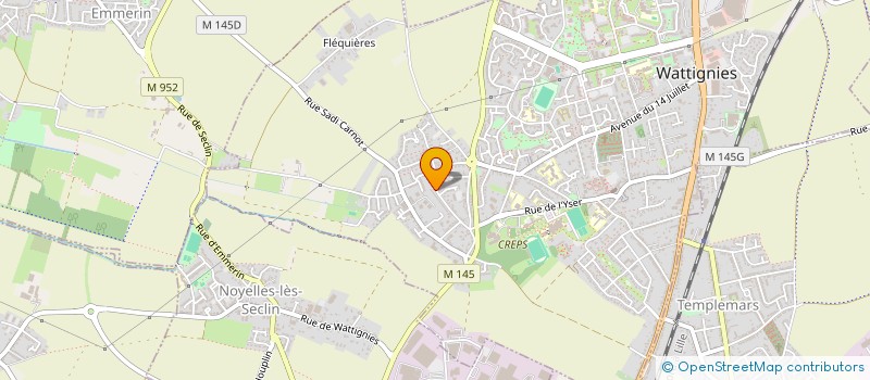 localisation de l'entreprise BE PATRIMOINE  WATTIGNIES