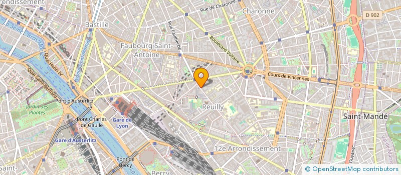 localisation de l'entreprise BE POSITIVE  PARIS