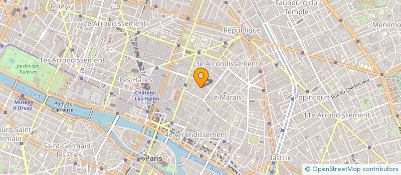 localisation de l'entreprise BE RACING à PARIS
