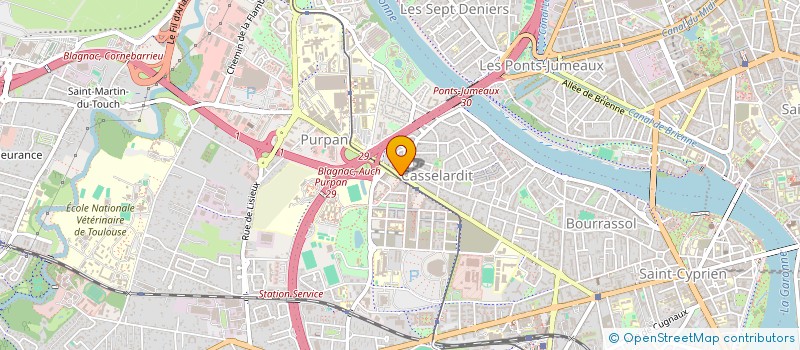 localisation de l'entreprise BE RENOV' à TOULOUSE