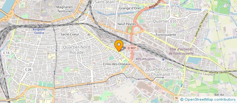 localisation de l'entreprise BE-RIDER AVIGNON à AVIGNON