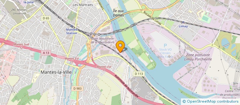 localisation de l'entreprise BE-RM CONCEPT à MANTES-LA-VILLE