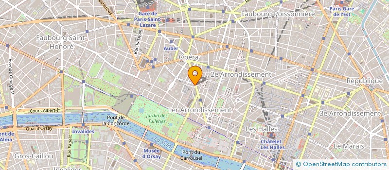 localisation de l'entreprise BE ROCK HOLDING  PARIS