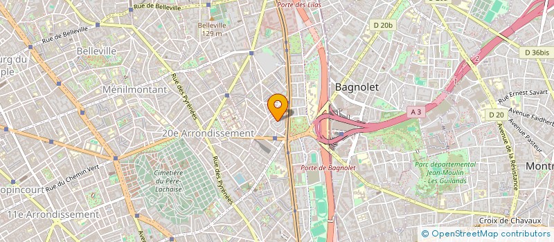 localisation de l'entreprise BE SAPE  PARIS