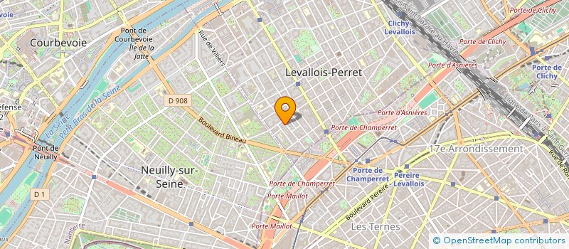 localisation de l'entreprise BE SHARP à LEVALLOIS-PERRET