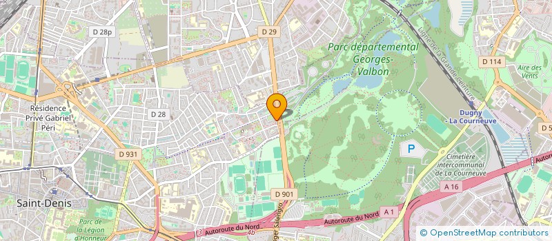 localisation de l'entreprise BE SHINE à SAINT-DENIS