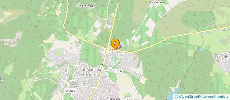 localisation de l'entreprise BE SUCCESS  SAINT-MATHIEU-DE-TREVIERS