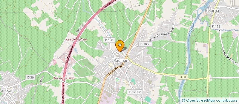 localisation de l'entreprise BE SWEET  PAULHAN