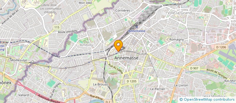 localisation de l'entreprise BE - TACOS  ANNEMASSE