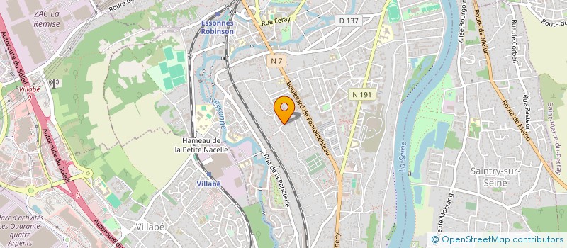 localisation de l'entreprise BE TECH à CORBEIL-ESSONNES