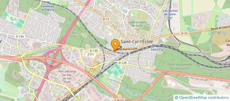 localisation de l'entreprise BE TEMPO  SAINT-CYR-L'ECOLE