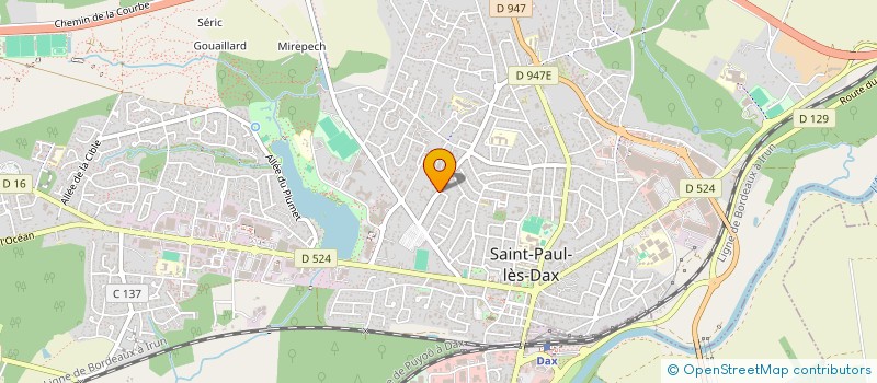 localisation de l'entreprise BE-TER  SAINT-PAUL-LES-DAX