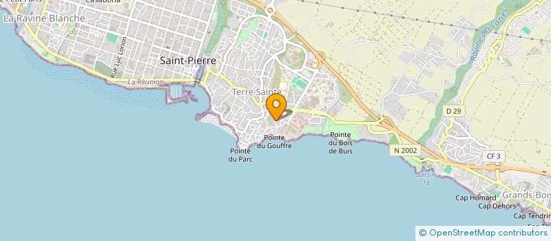 localisation de l'entreprise BE THE CHANGE - OCEAN INDIEN  SAINT-PIERRE