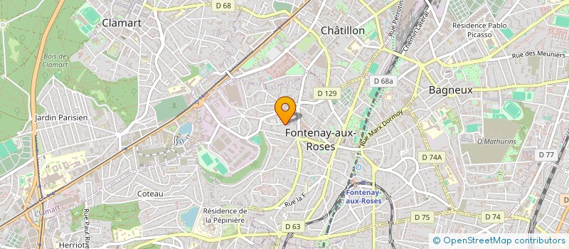 localisation de l'entreprise BE TOP STRATEGIES à FONTENAY-AUX-ROSES
