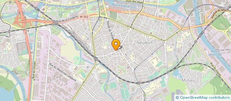 localisation de l'entreprise BE TRANSACTIONS  STRASBOURG