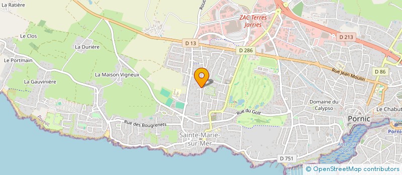 localisation de l'entreprise BE-WANTED à PORNIC