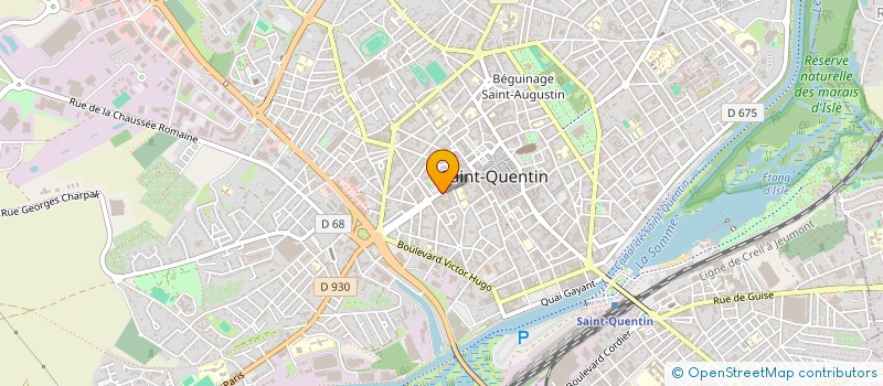 localisation de l'entreprise BE-WARE HOLDING à SAINT-QUENTIN