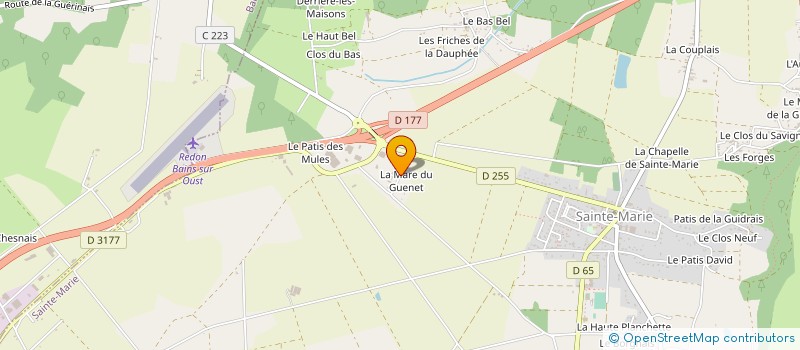 localisation de l'entreprise BE WAY à SAINTE-MARIE