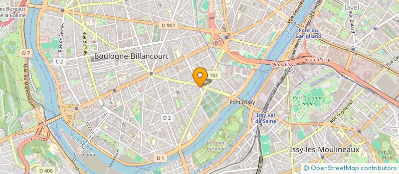 localisation de l'entreprise BE WOOD à BOULOGNE-BILLANCOURT
