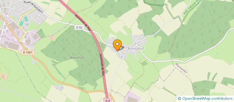 localisation de l'entreprise BE WOOD  RIMSDORF