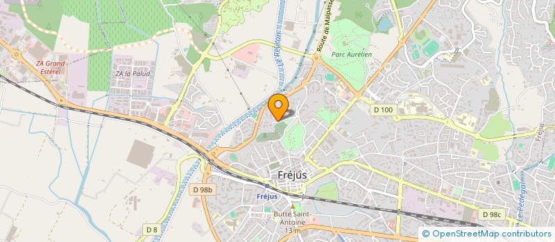 localisation de l'entreprise BE WOOD PACA à FREJUS