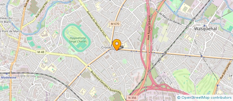 localisation de l'entreprise BE XL à MARCQ-EN-BARŒUL