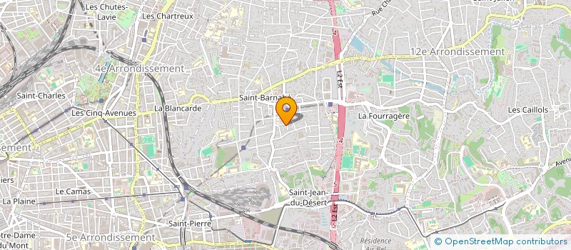 localisation de l'entreprise BE YOU à MARSEILLE
