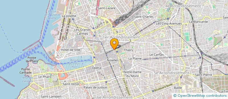 localisation de l'entreprise BE YOUR UNIQUE SELF  MARSEILLE