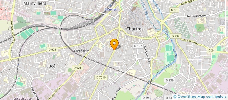 localisation de l'entreprise BE YOURSELF à CHARTRES