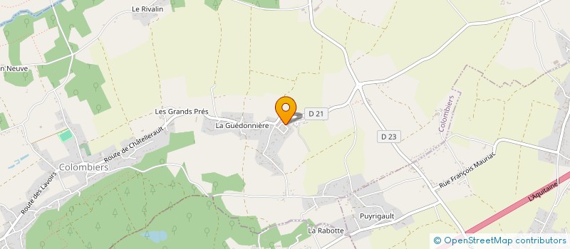 localisation de l'entreprise BE YOURSELF BY CHARLINE à COLOMBIERS