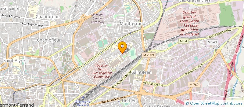 localisation de l'entreprise BE YS CLOUD FRANCE  CLERMONT-FERRAND