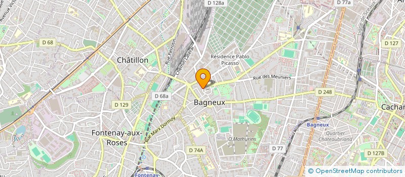 localisation de l'entreprise BE'ZEN à BAGNEUX