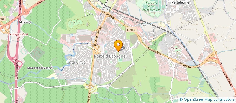 localisation de l'entreprise BE2BOX  PERPIGNAN