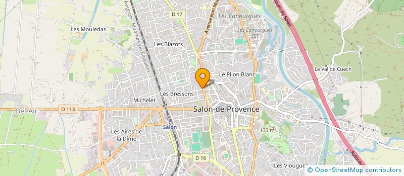 localisation de l'entreprise BE2C  SALON-DE-PROVENCE