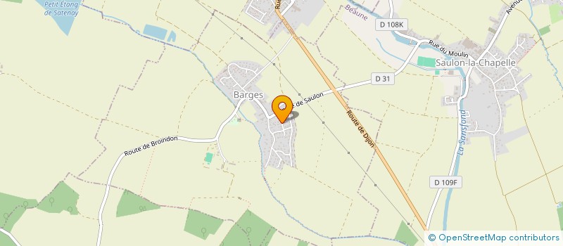 localisation de l'entreprise BE2GC  BARGES