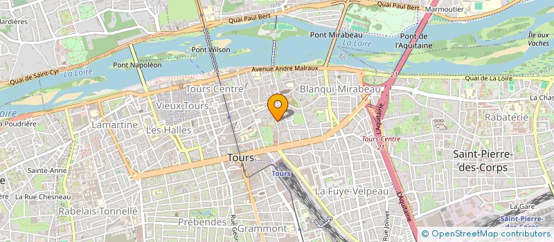 localisation de l'entreprise BE2IT  TOURS