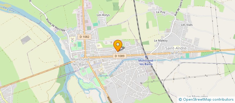 localisation de l'entreprise BE2M  MONTROND-LES-BAINS