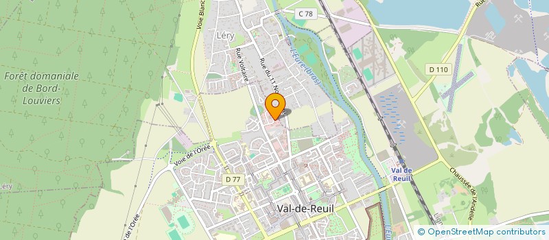 localisation de l'entreprise BE2M à VAL-DE-REUIL