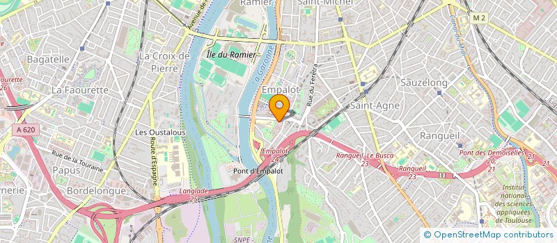 localisation de l'entreprise BE2S à TOULOUSE