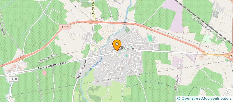 localisation de l'entreprise BE3A  ST ANDRE