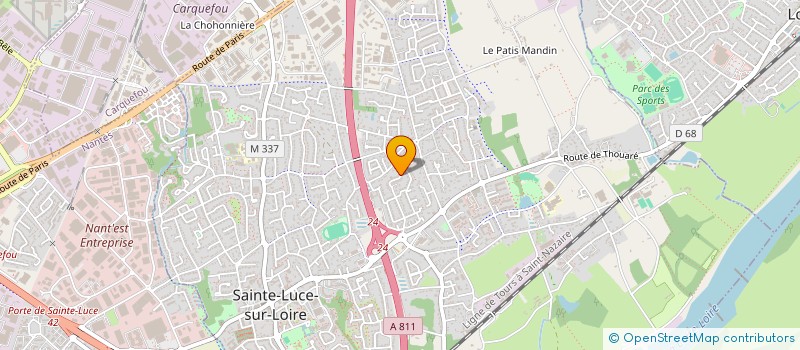 localisation de l'entreprise BE4IC TECHNOLOGIES à SAINTE-LUCE-SUR-LOIRE